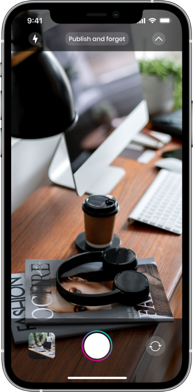 Aplikace TrustVision - mobilní fotoaparát